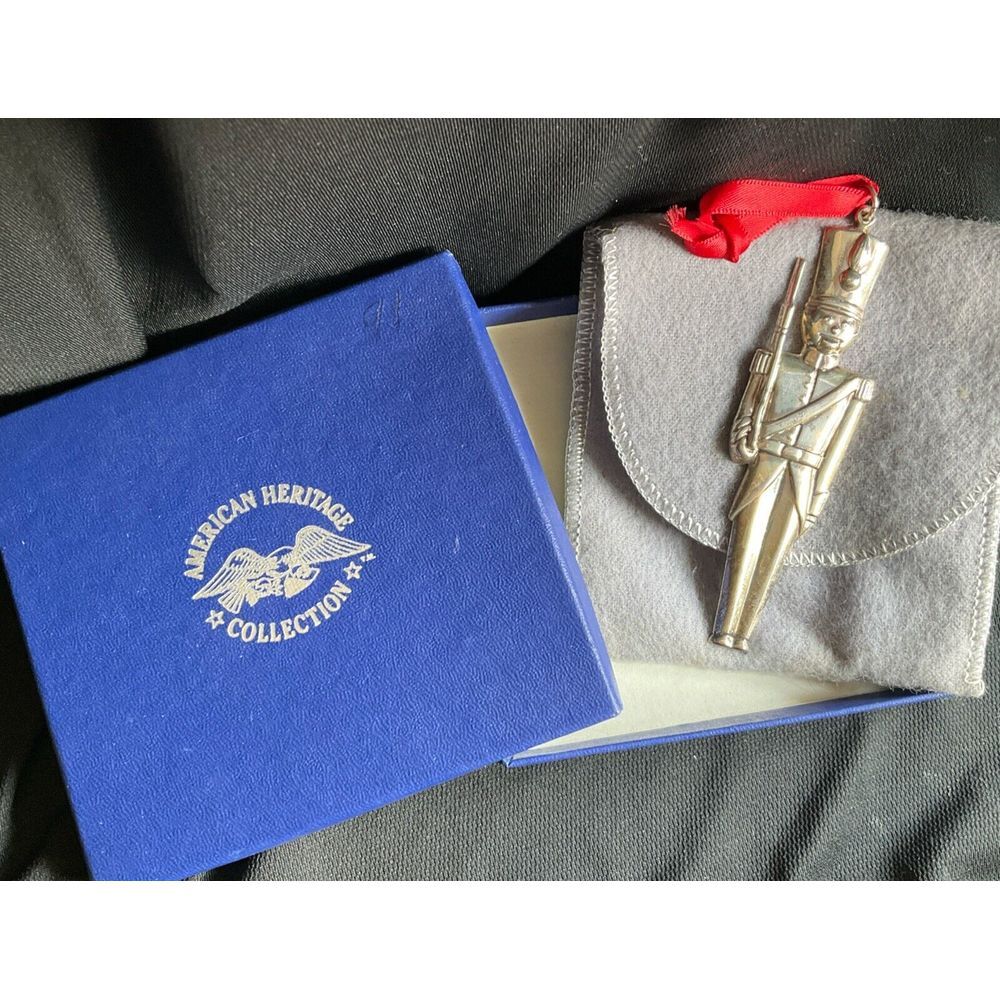 Gorham Sterling Silver American Heritage Collection Toy Soldier Very Rare 1991